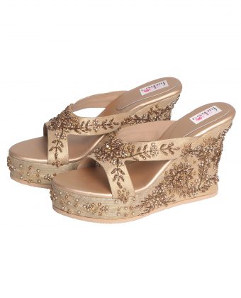 Gold Nargish Heel Cover