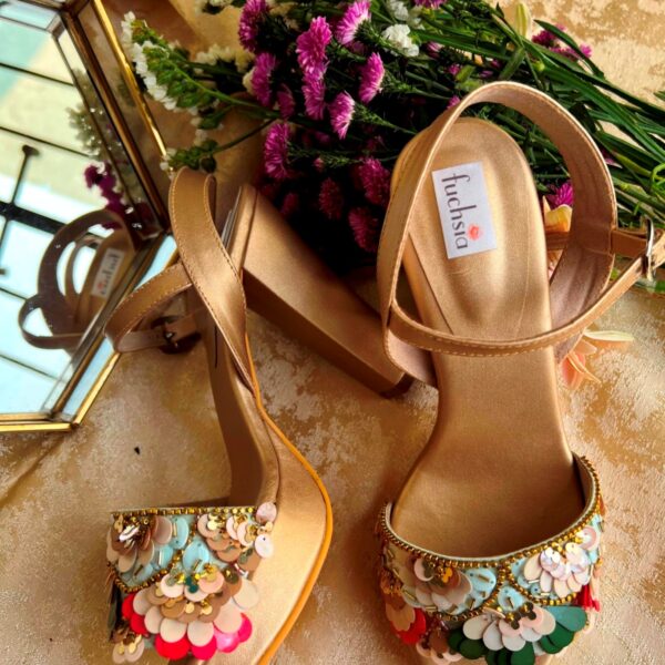 COLOUR POP BLOCK HEEL SANDAL