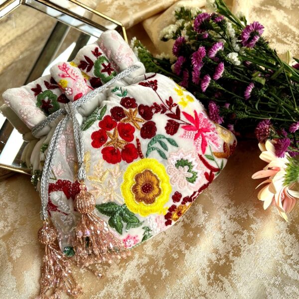 FLOWER BLOSSOM MULTI POTLI BAG