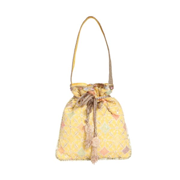 HAPPY CANARY POTLI BAG