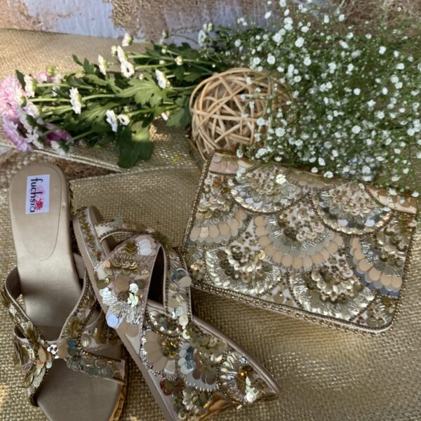 GOLD COLOUR POP HEEL COVER