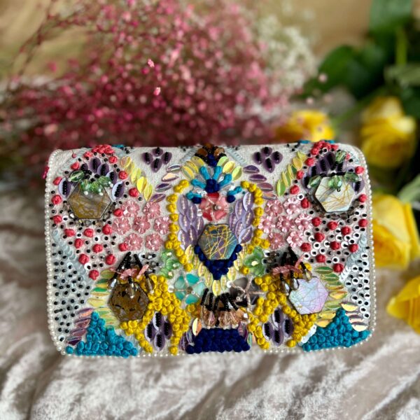 FLORENCE MULTICLOUR CLUTCH
