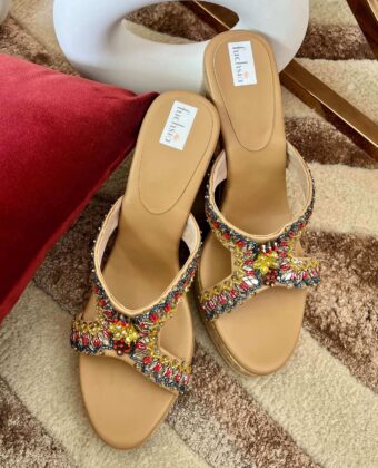 RENAISSANCE BLOCK HEELS